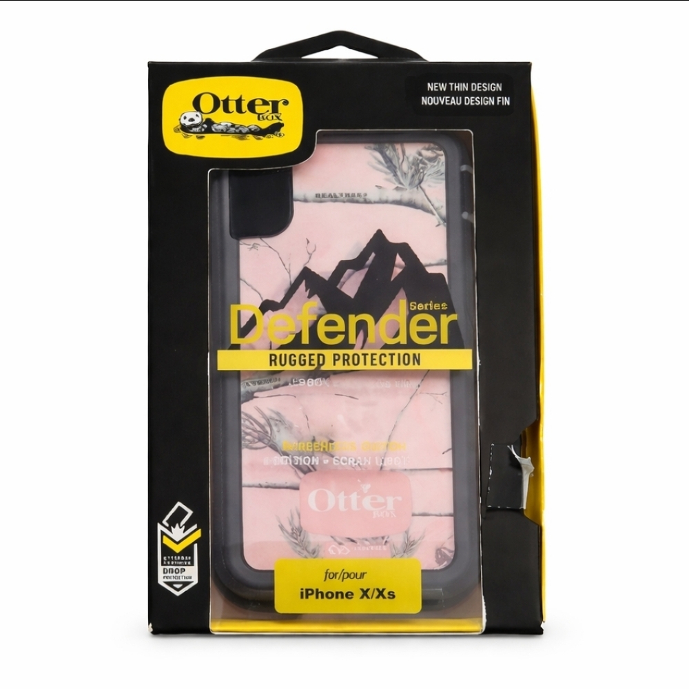 NIB Otterbox Defender Realtree Pink Camo Design IPhone X/XS